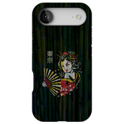 Geisha Bamboo Tough Cases For Apple iPhone (17, 16, 15, 14, 13, 12, 11, X, SE, 8, 7/ Air, Plus, Pro, Max, Mini, XR, XS), Print in USA