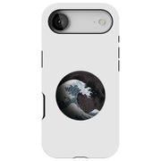 Great Wave Moon Tough Cases For Apple iPhone (17, 16, 15, 14, 13, 12, 11, X, SE, 8, 7/ Air, Plus, Pro, Max, Mini, XR, XS), Print in USA