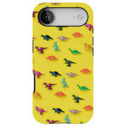 Dinasour 2 Tough Cases For Apple iPhone (17, 16, 15, 14, 13, 12, 11, X, SE, 8, 7/ Air, Plus, Pro, Max, Mini, XR, XS), Print in USA