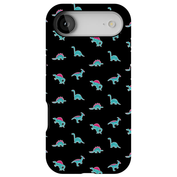 Dinosaurs Shape Tough Cases For Apple iPhone (17, 16, 15, 14, 13, 12, 11, X, SE, 8, 7/ Air, Plus, Pro, Max, Mini, XR, XS), Print in USA