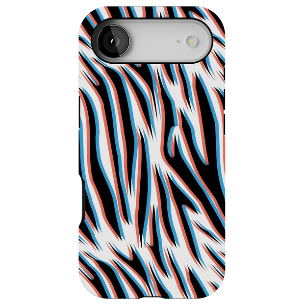 3D Zebra 3 Tough Cases For Apple iPhone (17, 16, 15, 14, 13, 12, 11, X, SE, 8, 7/ Air, Plus, Pro, Max, Mini, XR, XS), Print in USA
