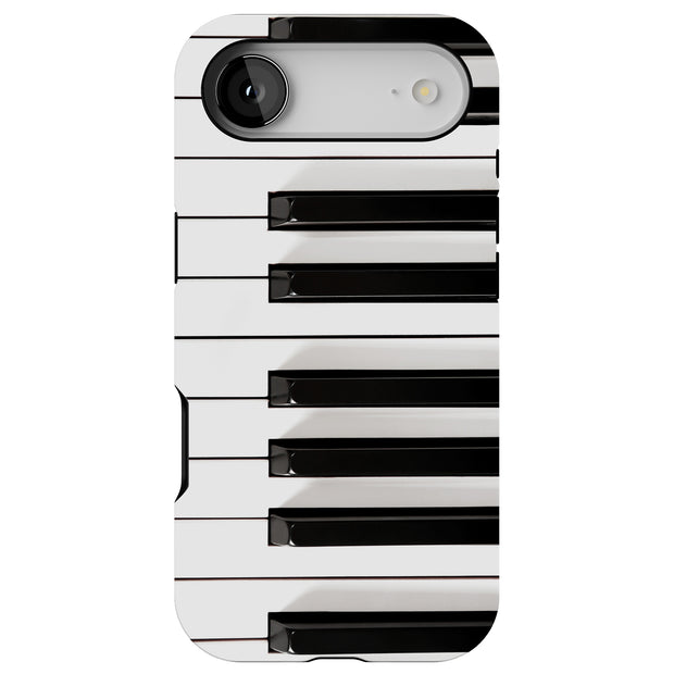 Piano Keys Tough Cases For Apple iPhone (17, 16, 15, 14, 13, 12, 11, X, SE, 8, 7/ Air, Plus, Pro, Max, Mini, XR, XS), Print in USA
