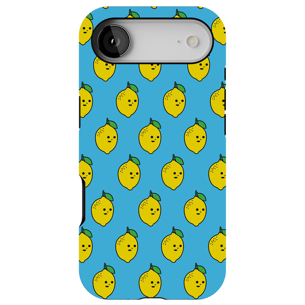 Lemon MaMa Blue Tough Cases For Apple iPhone (17, 16, 15, 14, 13, 12, 11, X, SE, 8, 7/ Air, Plus, Pro, Max, Mini, XR, XS), Print in USA