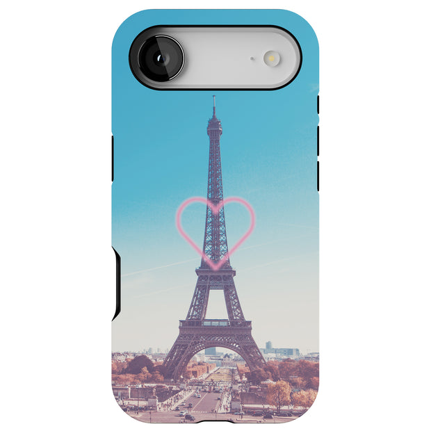 Fall in Paris Tough Cases For Apple iPhone (17, 16, 15, 14, 13, 12, 11, X, SE, 8, 7/ Air, Plus, Pro, Max, Mini, XR, XS), Print in USA