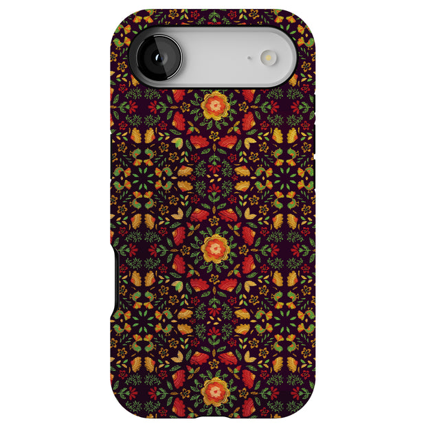 Embroidery Tough Cases For Apple iPhone (17, 16, 15, 14, 13, 12, 11, X, SE, 8, 7/ Air, Plus, Pro, Max, Mini, XR, XS), Print in USA