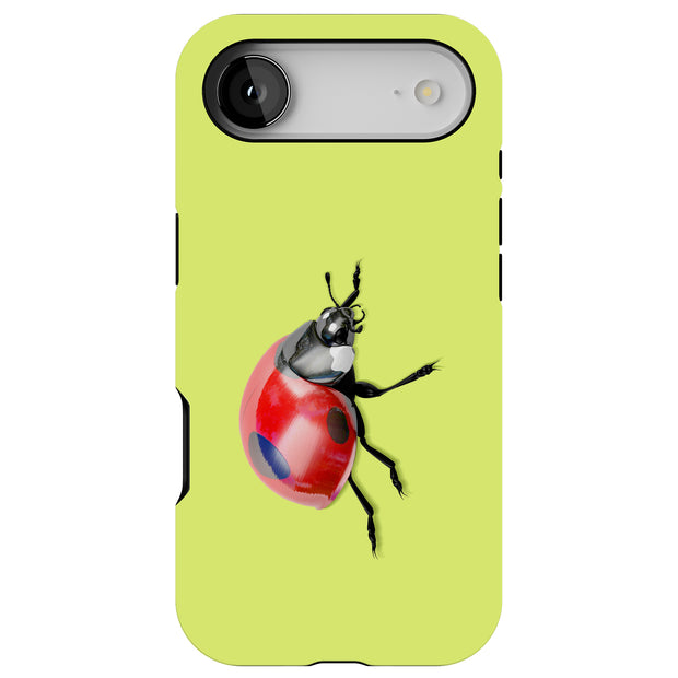 Ladybug Photo Tough Cases For Apple iPhone (17, 16, 15, 14, 13, 12, 11, X, SE, 8, 7/ Air, Plus, Pro, Max, Mini, XR, XS), Print in USA