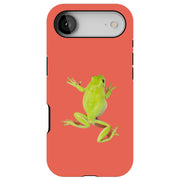 Frog Photo Tough Cases For Apple iPhone (17, 16, 15, 14, 13, 12, 11, X, SE, 8, 7/ Air, Plus, Pro, Max, Mini, XR, XS), Print in USA