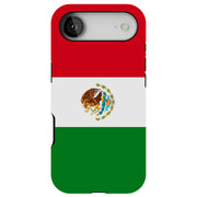 Flag Mexico Tough Cases For Apple iPhone (17, 16, 15, 14, 13, 12, 11, X, SE, 8, 7/ Air, Plus, Pro, Max, Mini, XR, XS), Print in USA
