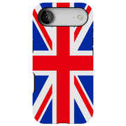 Flag UK Tough Cases For Apple iPhone (17, 16, 15, 14, 13, 12, 11, X, SE, 8, 7/ Air, Plus, Pro, Max, Mini, XR, XS), Print in USA