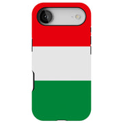 Flag Italy Tough Cases For Apple iPhone (17, 16, 15, 14, 13, 12, 11, X, SE, 8, 7/ Air, Plus, Pro, Max, Mini, XR, XS), Print in USA
