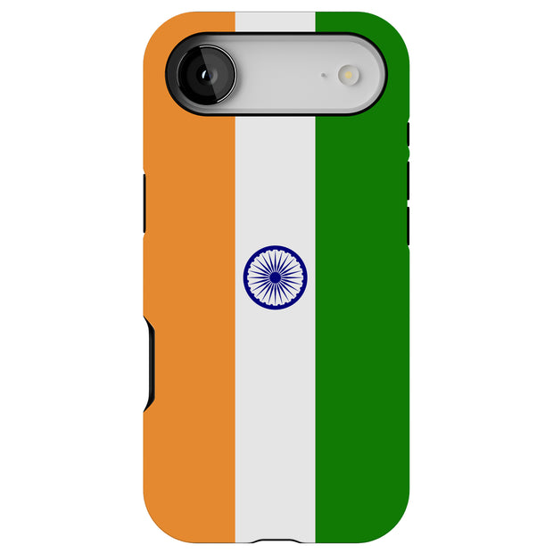 Flag India Tough Cases For Apple iPhone (17, 16, 15, 14, 13, 12, 11, X, SE, 8, 7/ Air, Plus, Pro, Max, Mini, XR, XS), Print in USA