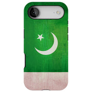 Pakistan Flag Tough Cases For Apple iPhone (17, 16, 15, 14, 13, 12, 11, X, SE, 8, 7/ Air, Plus, Pro, Max, Mini, XR, XS), Print in USA