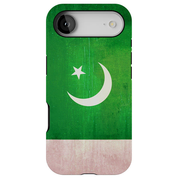 Pakistan Flag Tough Cases For Apple iPhone (17, 16, 15, 14, 13, 12, 11, X, SE, 8, 7/ Air, Plus, Pro, Max, Mini, XR, XS), Print in USA