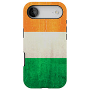 Ireland Flag  Tough Cases For Apple iPhone (17, 16, 15, 14, 13, 12, 11, X, SE, 8, 7/ Air, Plus, Pro, Max, Mini, XR, XS), Print in USA