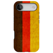 Germany Flag  Tough Cases For Apple iPhone (17, 16, 15, 14, 13, 12, 11, X, SE, 8, 7/ Air, Plus, Pro, Max, Mini, XR, XS), Print in USA