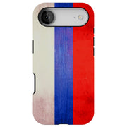 Old Flag Russia Tough Cases For Apple iPhone (17, 16, 15, 14, 13, 12, 11, X, SE, 8, 7/ Air, Plus, Pro, Max, Mini, XR, XS), Print in USA
