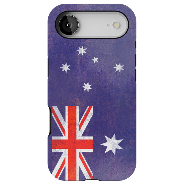 Australia Flag Tough Cases For Apple iPhone (17, 16, 15, 14, 13, 12, 11, X, SE, 8, 7/ Air, Plus, Pro, Max, Mini, XR, XS), Print in USA