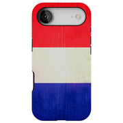 Old Flag France Tough Cases For Apple iPhone (17, 16, 15, 14, 13, 12, 11, X, SE, 8, 7/ Air, Plus, Pro, Max, Mini, XR, XS), Print in USA
