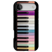 Rainbow Piano Tough Cases For Apple iPhone (17, 16, 15, 14, 13, 12, 11, X, SE, 8, 7/ Air, Plus, Pro, Max, Mini, XR, XS), Print in USA