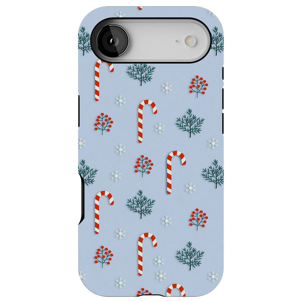 Candy Cane Tough Cases For Apple iPhone (17, 16, 15, 14, 13, 12, 11, X, SE, 8, 7/ Air, Plus, Pro, Max, Mini, XR, XS), Print in USA
