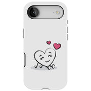 Heart 1 Tough Cases For Apple iPhone (17, 16, 15, 14, 13, 12, 11, X, SE, 8, 7/ Air, Plus, Pro, Max, Mini, XR, XS), Print in USA