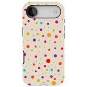 Polka Dot 4 Tough Cases For Apple iPhone (17, 16, 15, 14, 13, 12, 11, X, SE, 8, 7/ Air, Plus, Pro, Max, Mini, XR, XS), Print in USA
