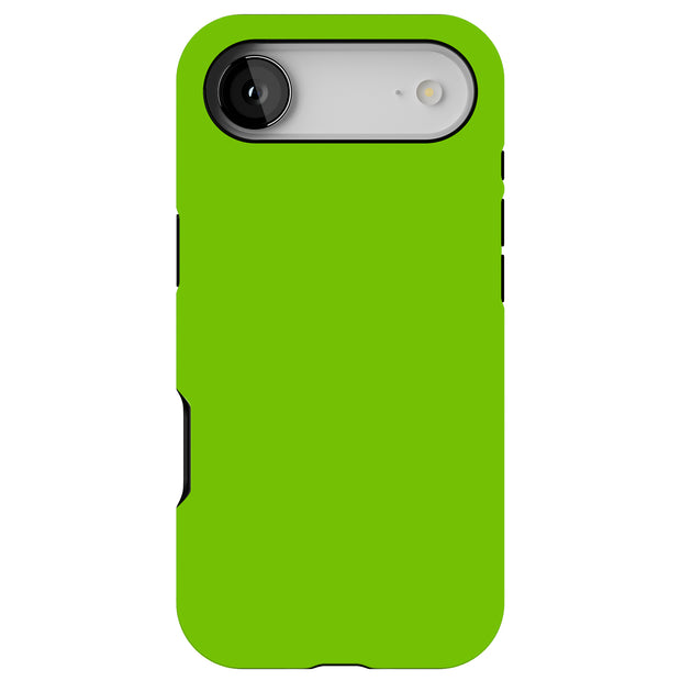 Yellow Green Tough Cases For Apple iPhone (17, 16, 15, 14, 13, 12, 11, X, SE, 8, 7/ Air, Plus, Pro, Max, Mini, XR, XS), Print in USA