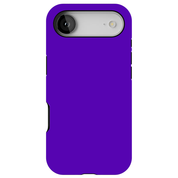 Blue Violet Tough Cases For Apple iPhone (17, 16, 15, 14, 13, 12, 11, X, SE, 8, 7/ Air, Plus, Pro, Max, Mini, XR, XS), Print in USA