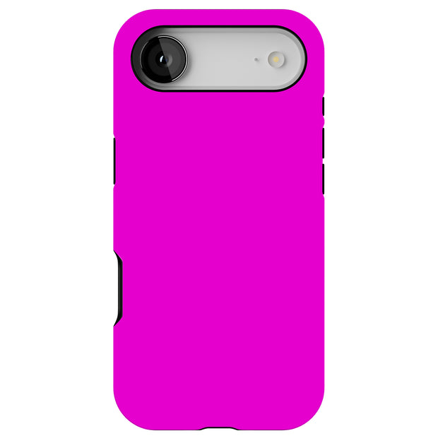 Fuchsia Tough Cases For Apple iPhone (17, 16, 15, 14, 13, 12, 11, X, SE, 8, 7/ Air, Plus, Pro, Max, Mini, XR, XS), Print in USA