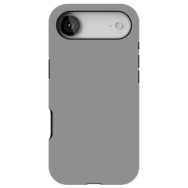 Gray Tough Cases For Apple iPhone (17, 16, 15, 14, 13, 12, 11, X, SE, 8, 7/ Air, Plus, Pro, Max, Mini, XR, XS), Print in USA