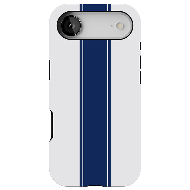 Racing Stripe 8 Tough Cases For Apple iPhone (17, 16, 15, 14, 13, 12, 11, X, SE, 8, 7/ Air, Plus, Pro, Max, Mini, XR, XS), Print in USA