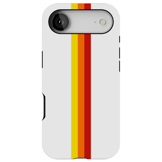 Race Stripe 11 Tough Cases For Apple iPhone (17, 16, 15, 14, 13, 12, 11, X, SE, 8, 7/ Air, Plus, Pro, Max, Mini, XR, XS), Print in USA