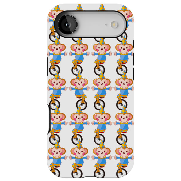 Circus Monkey Tough Cases For Apple iPhone (17, 16, 15, 14, 13, 12, 11, X, SE, 8, 7/ Air, Plus, Pro, Max, Mini, XR, XS), Print in USA