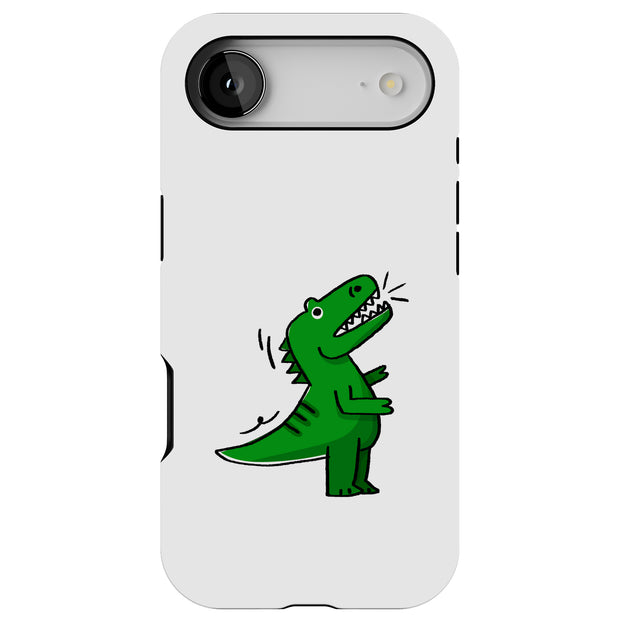 Dinosaur Cute 2 Tough Cases For Apple iPhone (17, 16, 15, 14, 13, 12, 11, X, SE, 8, 7/ Air, Plus, Pro, Max, Mini, XR, XS), Print in USA