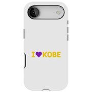 Love Kobe 4 Tough Cases For Apple iPhone (17, 16, 15, 14, 13, 12, 11, X, SE, 8, 7/ Air, Plus, Pro, Max, Mini, XR, XS), Print in USA