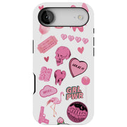 Skull Collage Tough Cases For Apple iPhone (17, 16, 15, 14, 13, 12, 11, X, SE, 8, 7/ Air, Plus, Pro, Max, Mini, XR, XS), Print in USA