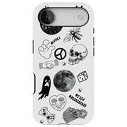 Ghost Collage Tough Cases For Apple iPhone (17, 16, 15, 14, 13, 12, 11, X, SE, 8, 7/ Air, Plus, Pro, Max, Mini, XR, XS), Print in USA