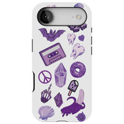 Donut Collage Tough Cases For Apple iPhone (17, 16, 15, 14, 13, 12, 11, X, SE, 8, 7/ Air, Plus, Pro, Max, Mini, XR, XS), Print in USA