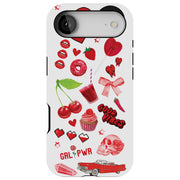 Cherry Collage Tough Cases For Apple iPhone (17, 16, 15, 14, 13, 12, 11, X, SE, 8, 7/ Air, Plus, Pro, Max, Mini, XR, XS), Print in USA
