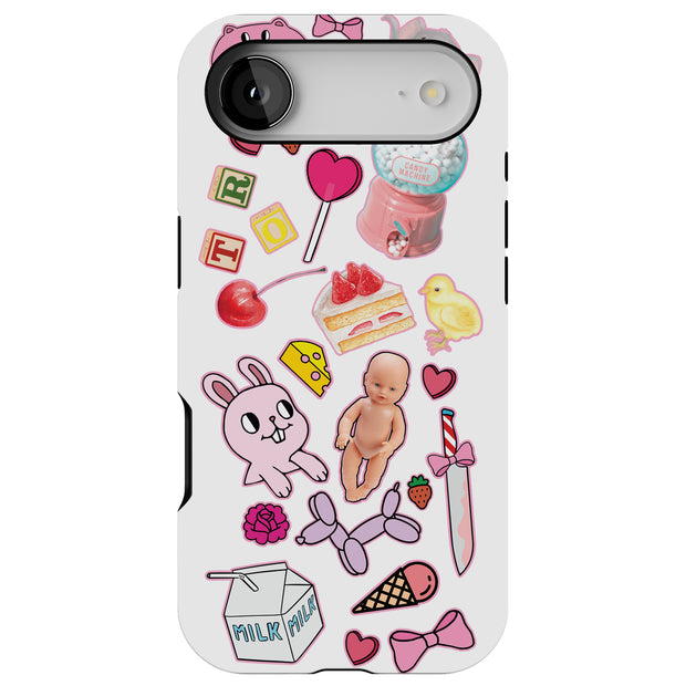 Baby Collage Tough Cases For Apple iPhone (17, 16, 15, 14, 13, 12, 11, X, SE, 8, 7/ Air, Plus, Pro, Max, Mini, XR, XS), Print in USA