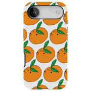Orange Fruit Tough Cases For Apple iPhone (17, 16, 15, 14, 13, 12, 11, X, SE, 8, 7/ Air, Plus, Pro, Max, Mini, XR, XS), Print in USA