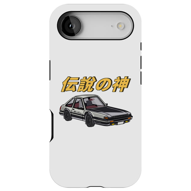 AE86 Car Style Tough Cases For Apple iPhone (17, 16, 15, 14, 13, 12, 11, X, SE, 8, 7/ Air, Plus, Pro, Max, Mini, XR, XS), Print in USA