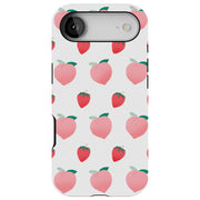 Pink Fruit Tough Cases For Apple iPhone (17, 16, 15, 14, 13, 12, 11, X, SE, 8, 7/ Air, Plus, Pro, Max, Mini, XR, XS), Print in USA