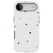 Cute Love Heart Tough Cases For Apple iPhone (17, 16, 15, 14, 13, 12, 11, X, SE, 8, 7/ Air, Plus, Pro, Max, Mini, XR, XS), Print in USA