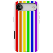 Rainbow Lines  Tough Cases For Apple iPhone (17, 16, 15, 14, 13, 12, 11, X, SE, 8, 7/ Air, Plus, Pro, Max, Mini, XR, XS), Print in USA