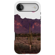 Twilight Cactus Tough Cases For Apple iPhone (17, 16, 15, 14, 13, 12, 11, X, SE, 8, 7/ Air, Plus, Pro, Max, Mini, XR, XS), Print in USA