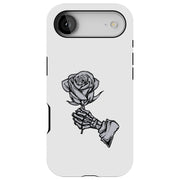 Rose Skeleton Tough Cases For Apple iPhone (17, 16, 15, 14, 13, 12, 11, X, SE, 8, 7/ Air, Plus, Pro, Max, Mini, XR, XS), Print in USA