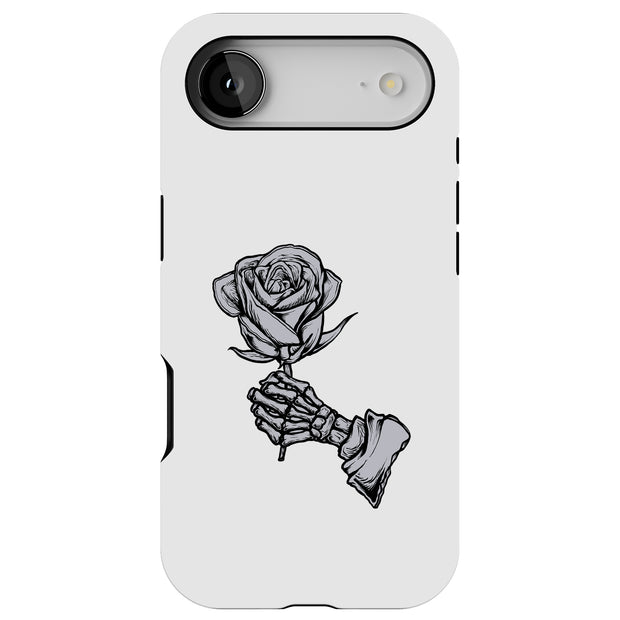 Rose Skeleton Tough Cases For Apple iPhone (17, 16, 15, 14, 13, 12, 11, X, SE, 8, 7/ Air, Plus, Pro, Max, Mini, XR, XS), Print in USA