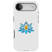 Blue Lotus Tough Cases For Apple iPhone (17, 16, 15, 14, 13, 12, 11, X, SE, 8, 7/ Air, Plus, Pro, Max, Mini, XR, XS), Print in USA