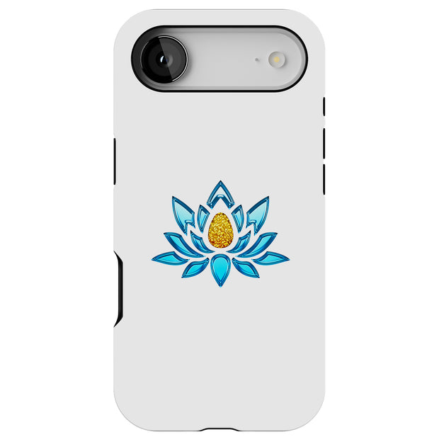 Blue Lotus Tough Cases For Apple iPhone (17, 16, 15, 14, 13, 12, 11, X, SE, 8, 7/ Air, Plus, Pro, Max, Mini, XR, XS), Print in USA
